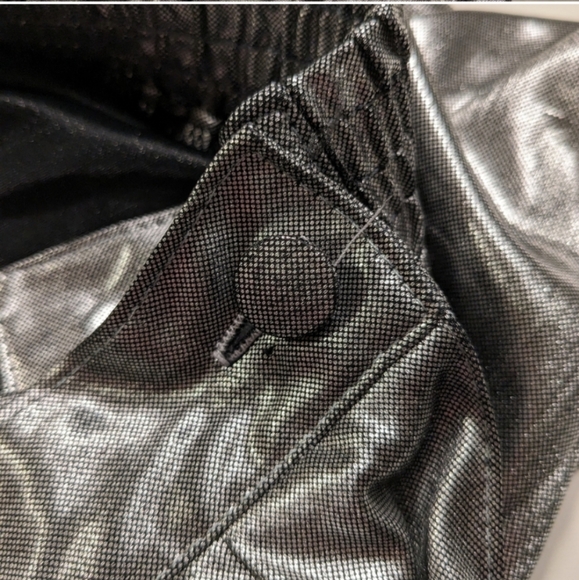 🩶 Vintage Hunt Club Silver Metallic Pleated Midi Skirt, Vtg 12 - Picture 11 of 16